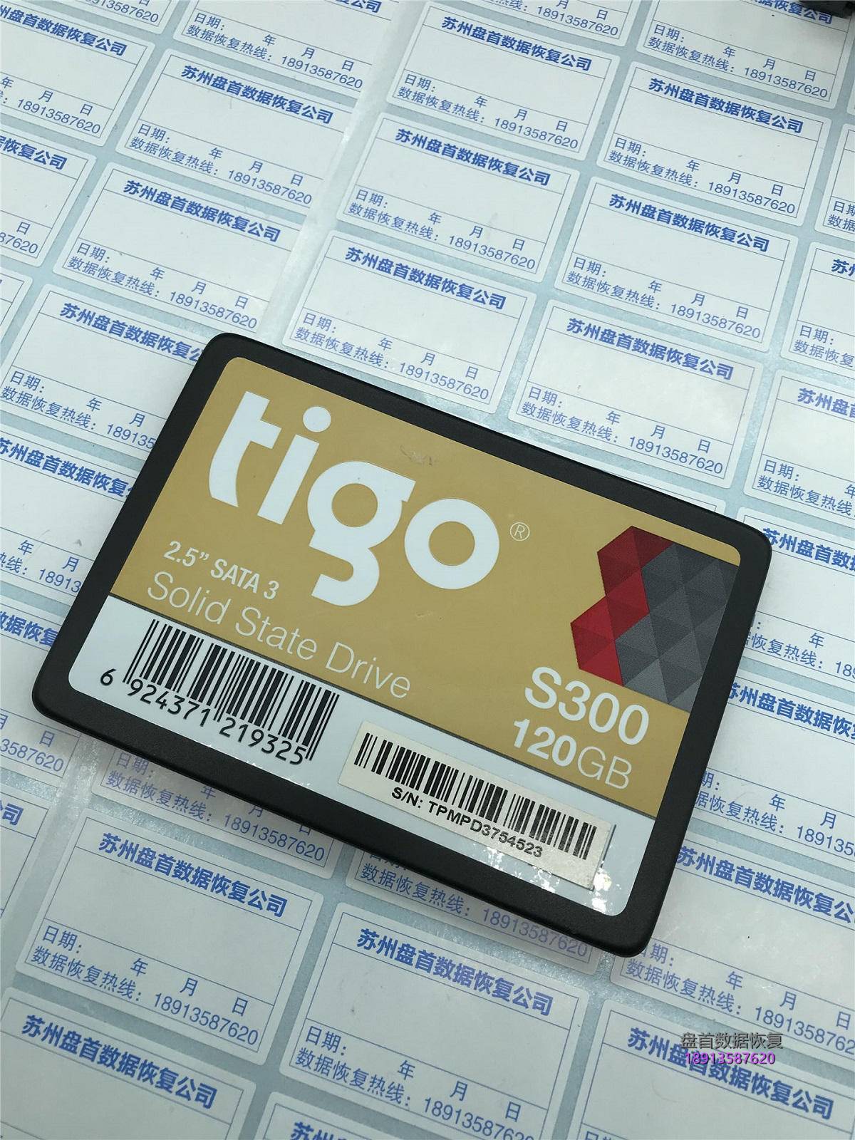 成功恢复使用EFS加密的tigo金泰克S300固态硬盘无法读取数据SSD不读盘