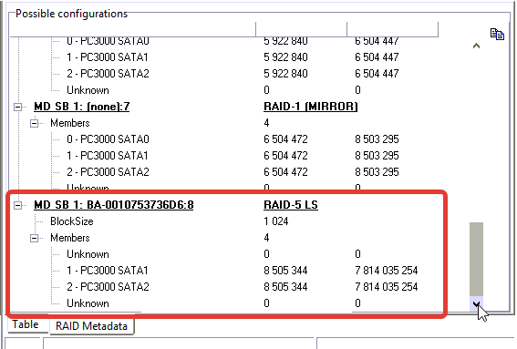 使用PC-3000 Data Extractor RAID Edition版恢复RAID5其中有1个盘彻底损坏