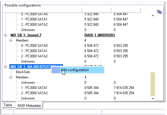 使用PC-3000 Data Extractor RAID Edition版恢复RAID5其中有1个盘彻底损坏