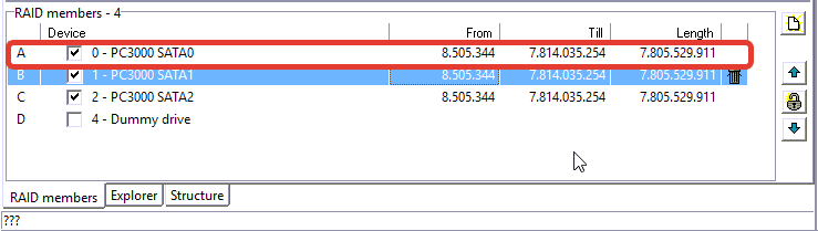 使用PC-3000 Data Extractor RAID Edition版恢复RAID5其中有1个盘彻底损坏