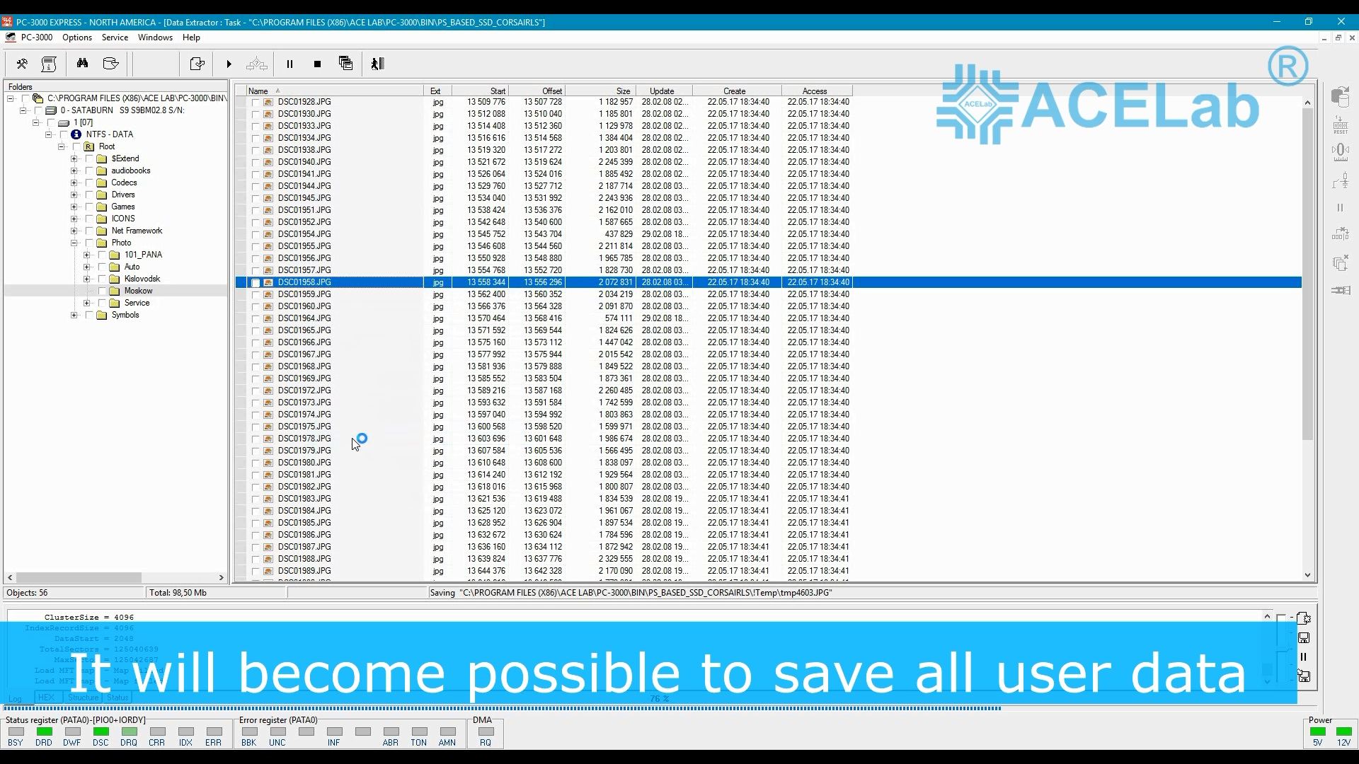 PC3000 V6.5.X SSD固态硬盘数据恢复软件对Phison Utility(PS3110 PS3111)系列的支持更新