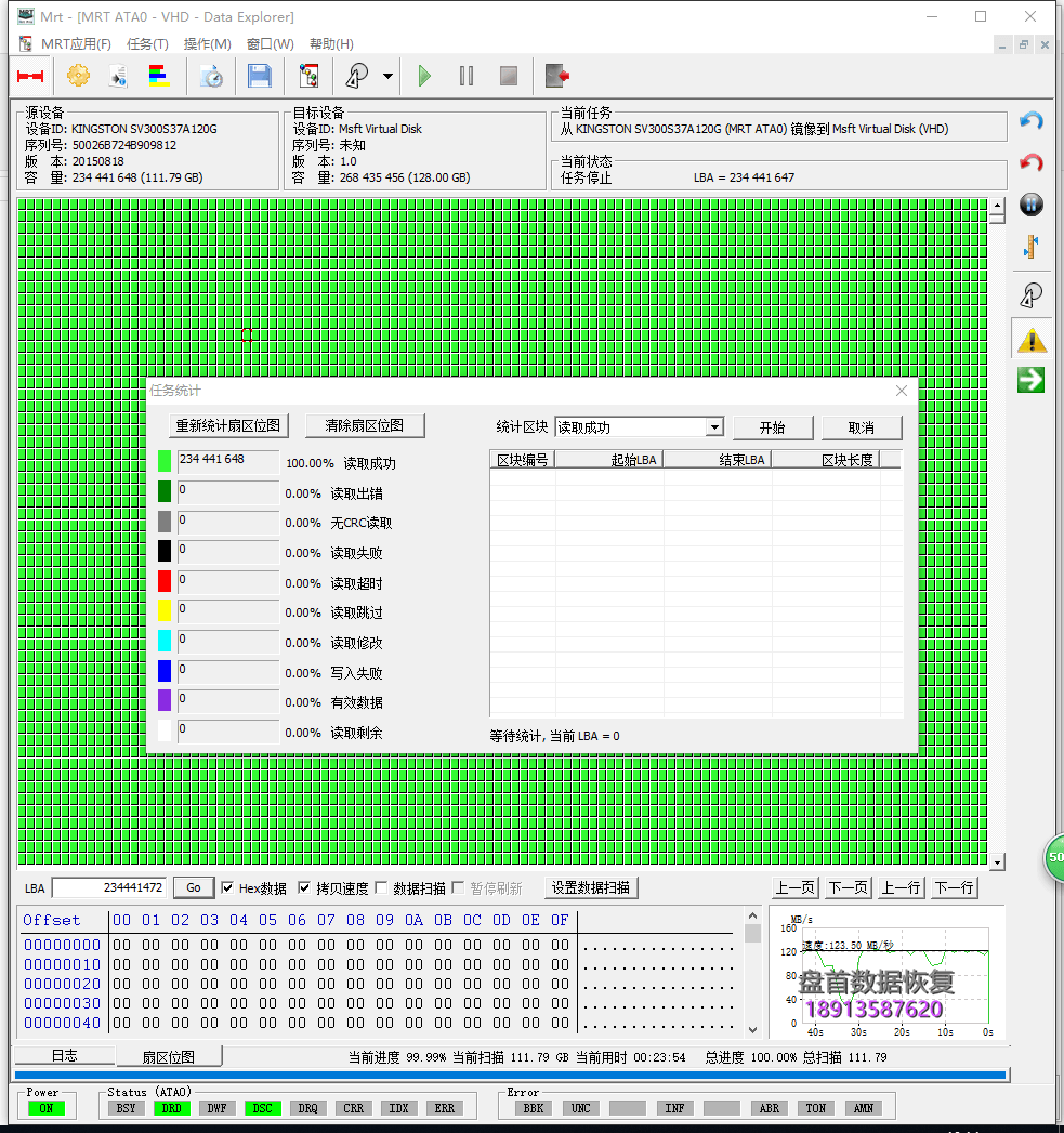 SM2246XT主控PC3000 SSD无法虚拟翻译器完美恢复SV300S37A假金士顿SSD固态硬盘