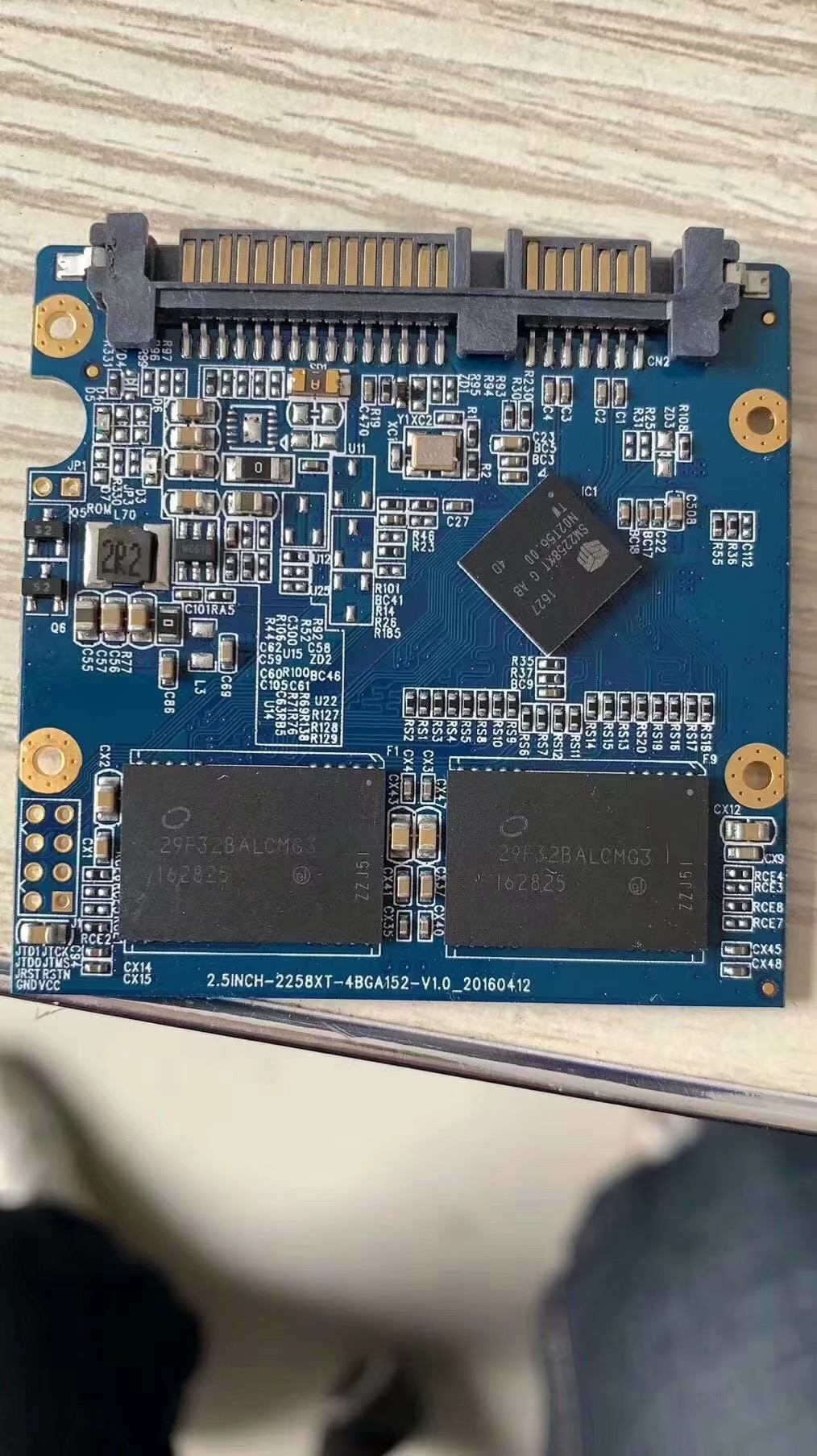 120G固态硬盘SM2258XT成功恢复数据库软件