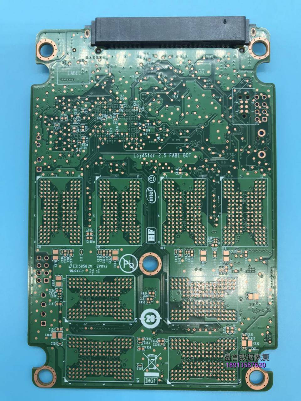 INTEL英特尔SSDSC2KF256H6L 固态硬盘掉盘无法识别数据恢复成功