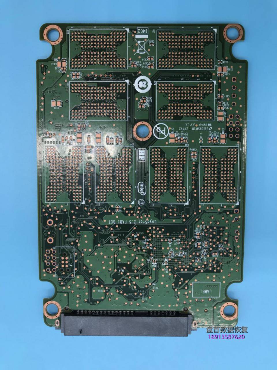 英特尔SSD5400s固态硬盘掉盘无法识别不读盘了主控SM2258G数据恢复完美成功