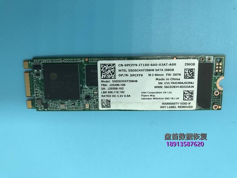 m-2-ngff英特尔-intel-ssdsckkf256h6-固态硬盘不认盘数据恢复成功 M.2 NGFF英特尔 intel SSDSCKKF256H6 固态硬盘不认盘数据恢复成功