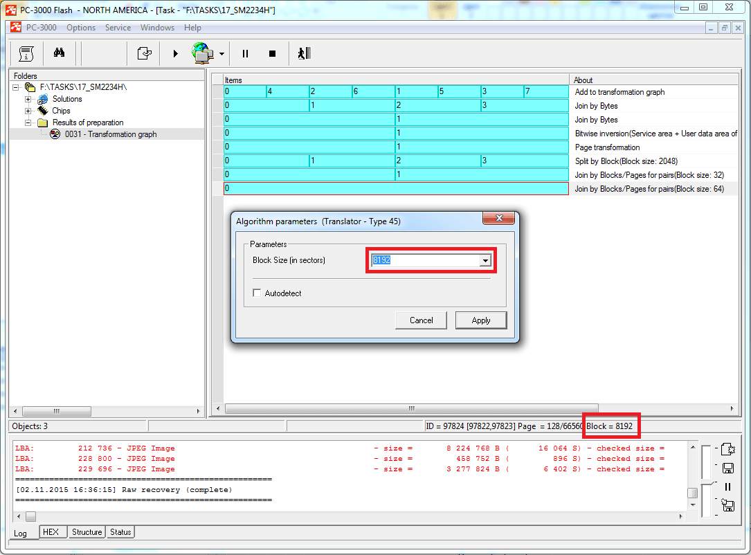 如何使用PC-3000 Flash恢复SM2234H芯片CF卡数据恢复