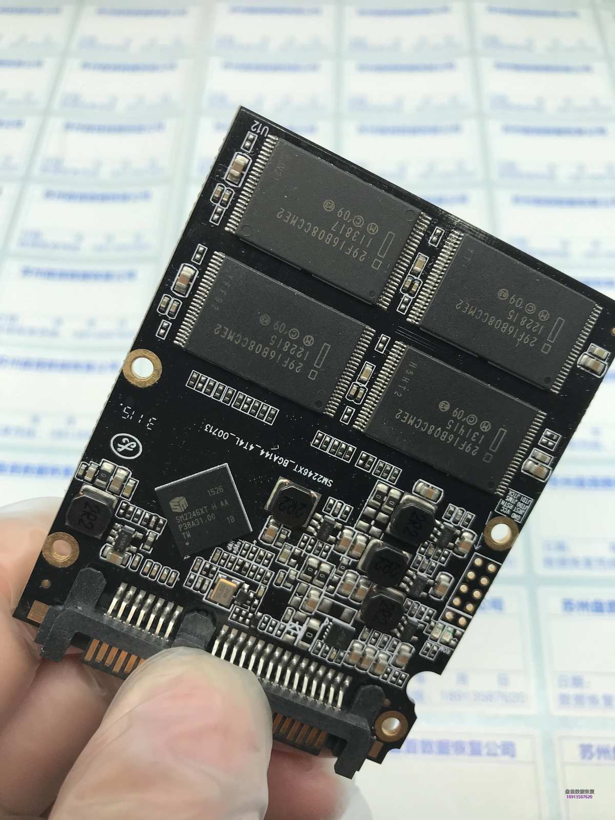 二次恢复成功台电S500固态硬盘SM2246XT主控使用PC3000 SSD读加载LDR报FLASH芯片通道错误