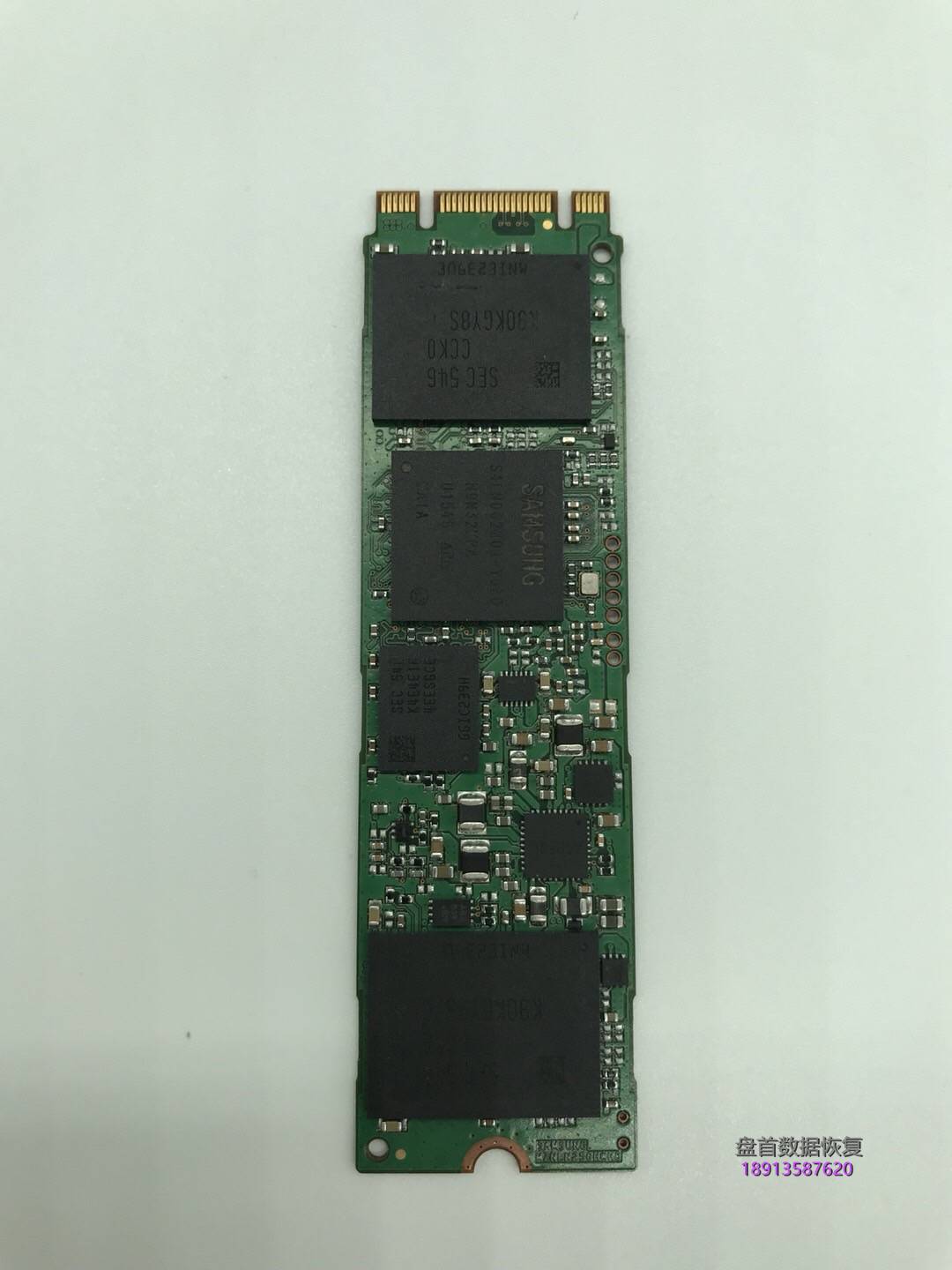 Samsung三星SSD M.2 128GB PM871 MZNLN128HCGR掉盘无法识别不读盘数据恢复成功