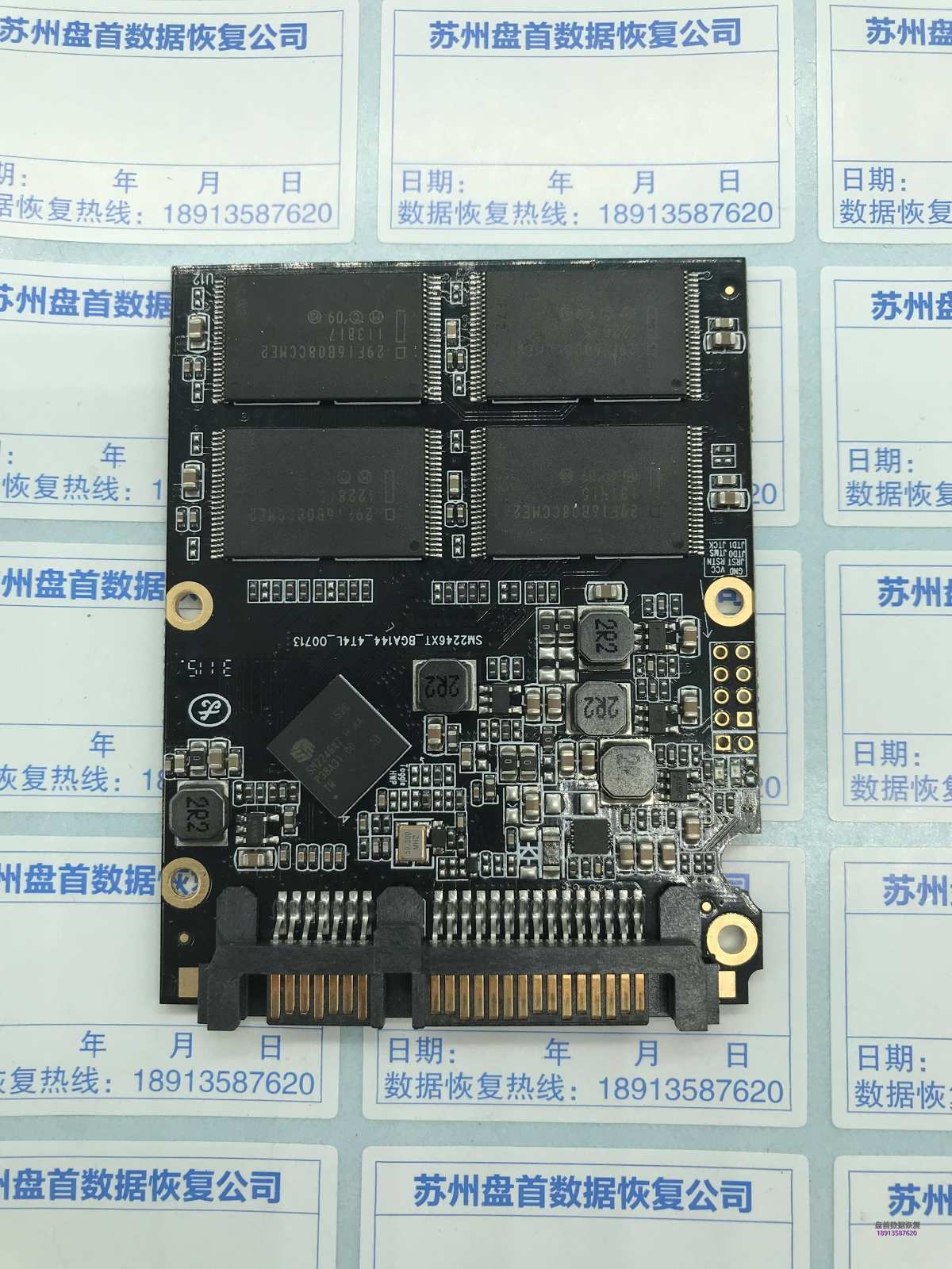 二次恢复成功台电S500固态硬盘SM2246XT主控使用PC3000 SSD读加载LDR报FLASH芯片通道错误