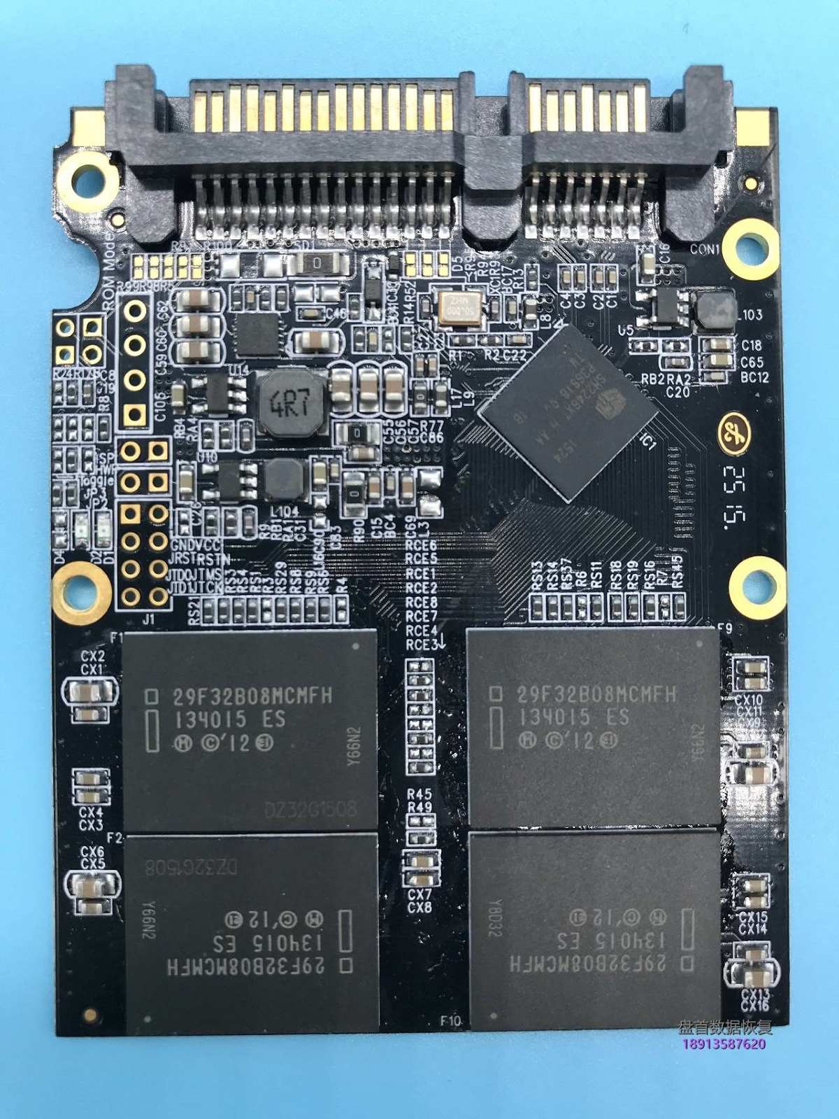 辛士达120G固态硬盘大白鲨SSD固态硬盘掉盘无法识别不读盘主控SM2246XT型号数据恢复成功