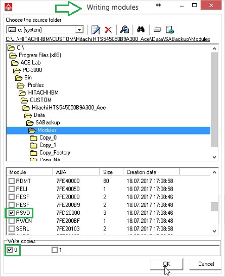 PC3000 for HDD如何偏移日立IBM硬盘的SA区