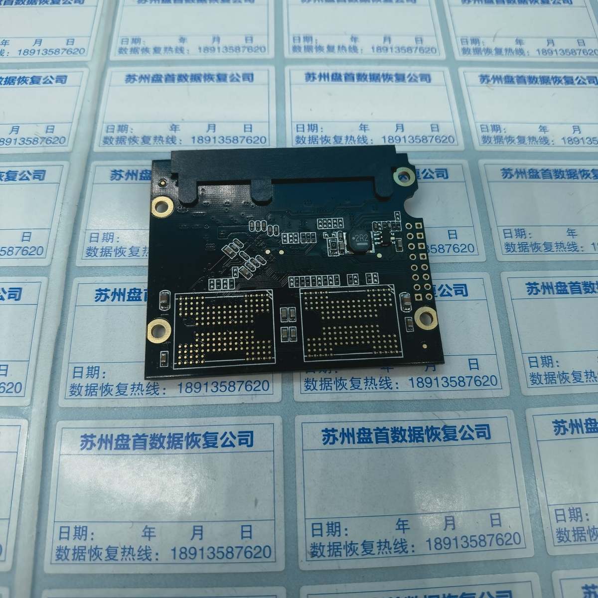 Maxsun 256GB X4L主控SM2246XT芯片损坏导致SSD固态硬盘无法识别数据恢复成功