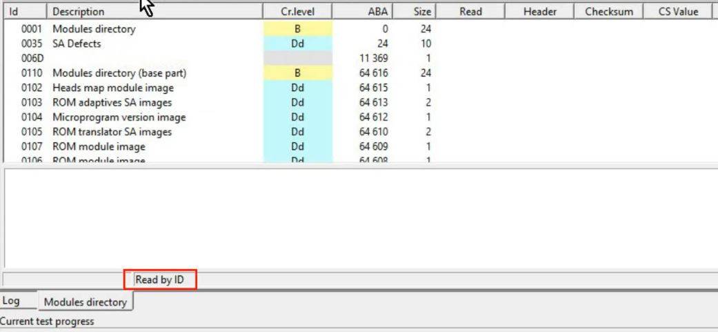 PC-3000 for HDD WD Marvell硬盘系列从SA重建ROM镜像数据与内部ROM数据