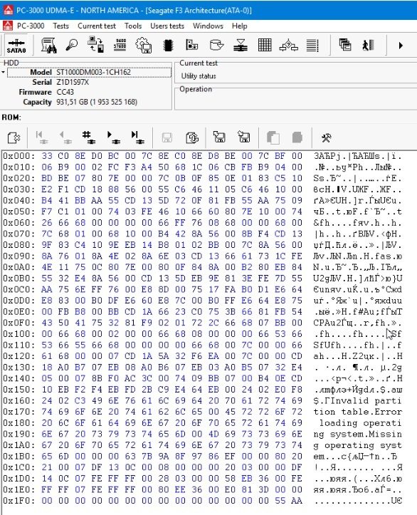 使用PC-3000处理Seagate F3系列硬盘的SMP flags问题