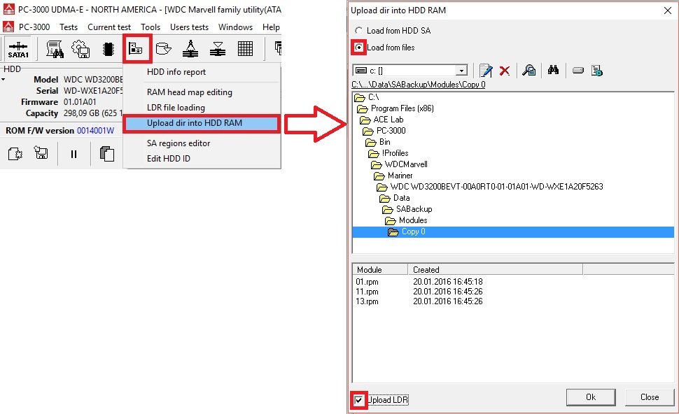 PC-3000 for HDD WD Marvell硬盘具体的诊断