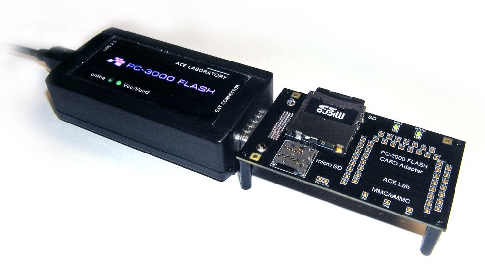 PC-3000 Flash卡适配器以及如何使用它