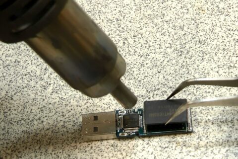 PC-3000 Flash如何解焊tsop48 56内存芯片