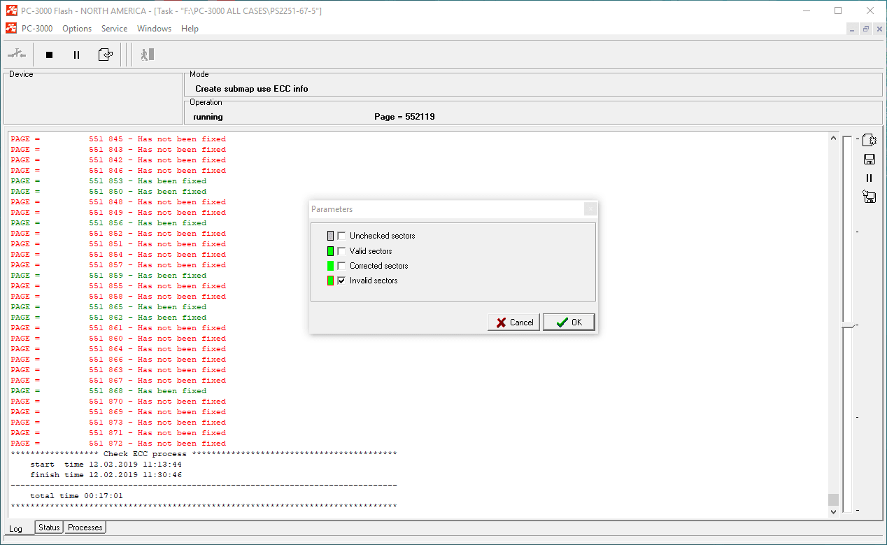 PC3000 FLASH重读MAP生成器工具 如何在ECC校正和读出过程中节省时间