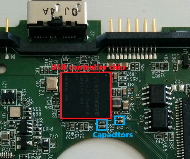 如何将原装西部数据WD移动硬盘的USB接口改成SATA接口进行固件读取数据恢复操作