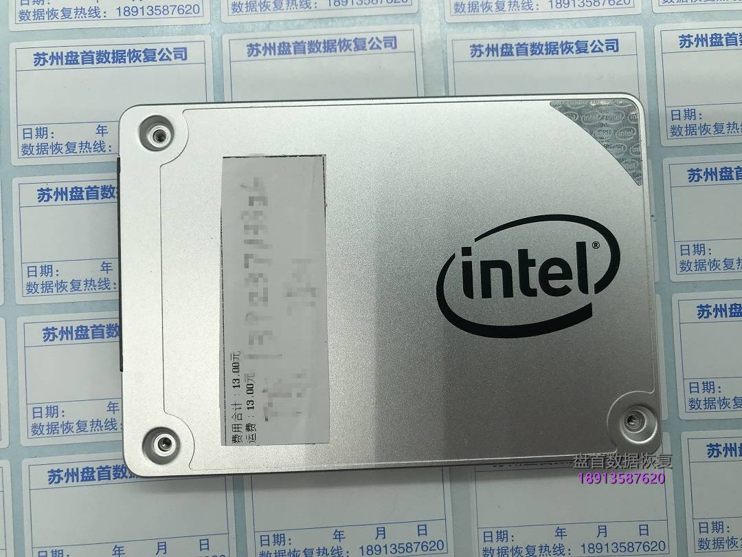 英特尔SSD固态硬盘损坏无法识别intel SSD 540s Series 120G固态硬盘数据恢复成功主控SM2258G