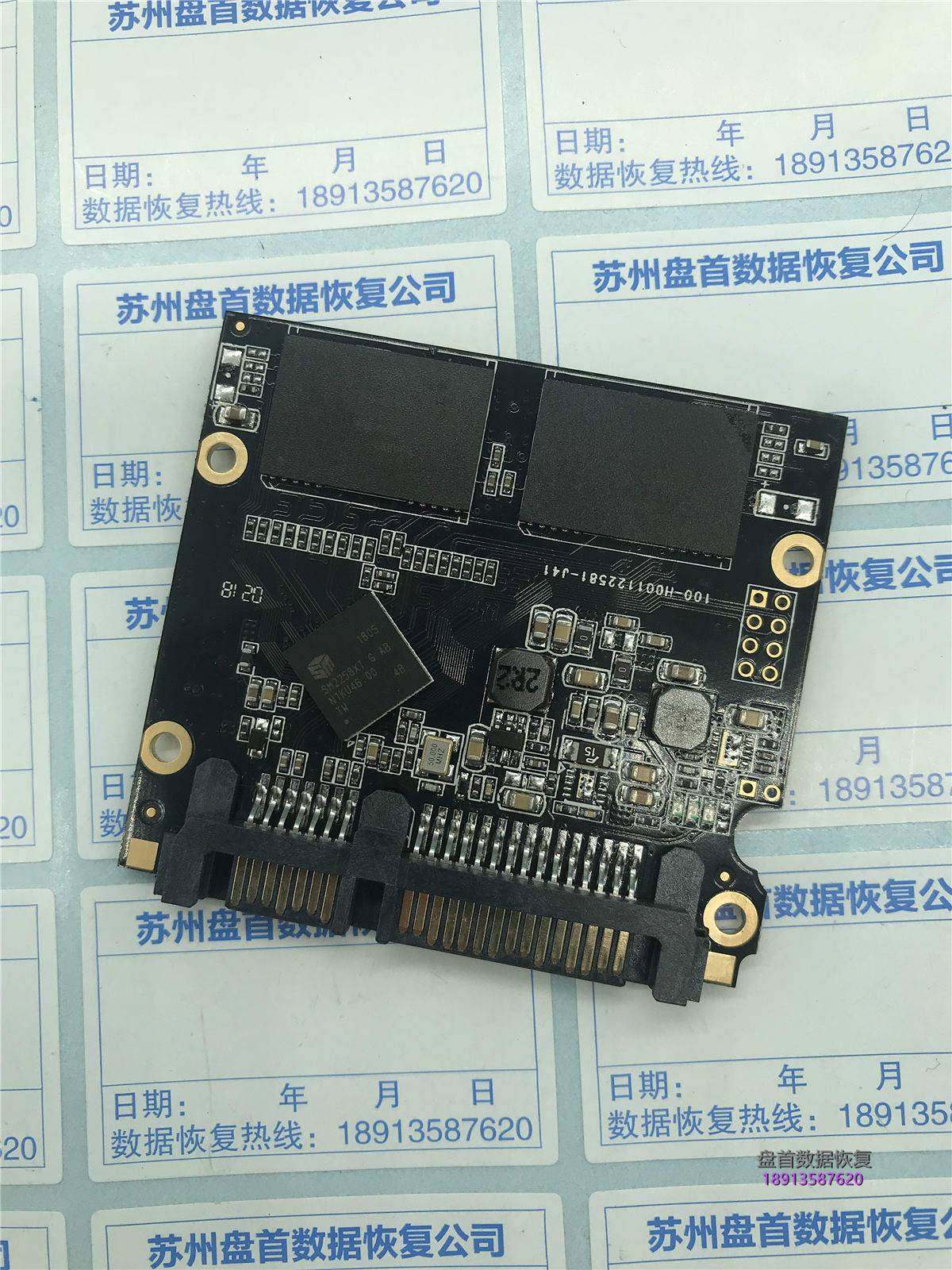 二次恢复SM2258XT主控的台电A800 SSD数据恢复成功