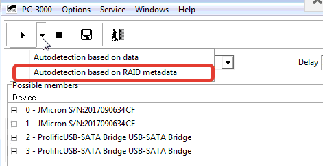 PC3000 DE Data Extractor RAID Edition 如何使用Ext4文件系统元数据构建RAID阵列