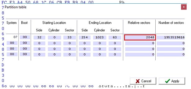 PC3000 Data Extractor恢复的数据产生了偏移