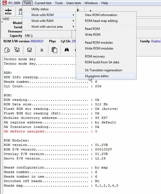 使用PC-3000 for HDD解决西部数据WD2.5″加密硬盘的SED问题