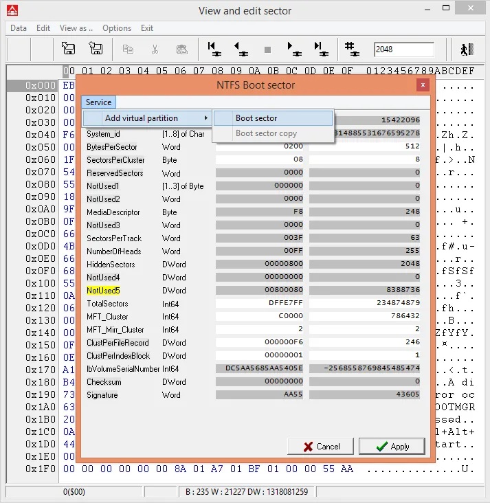 PC-3000 Data Extractor简单的逻辑故障数据恢复案例