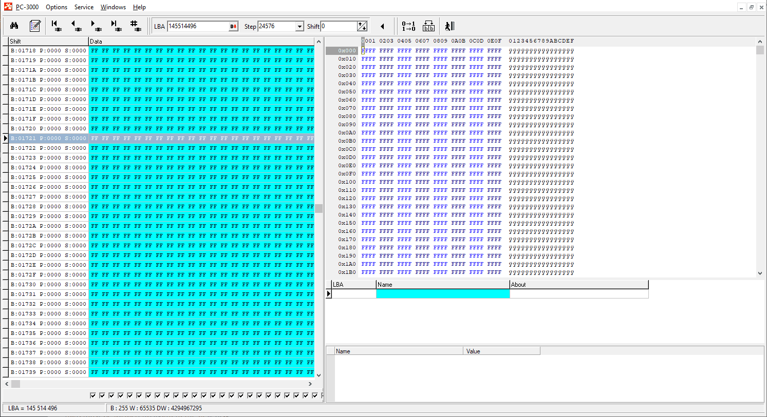 PC-3000 FLASH闪迪 200GB mSD 恢复