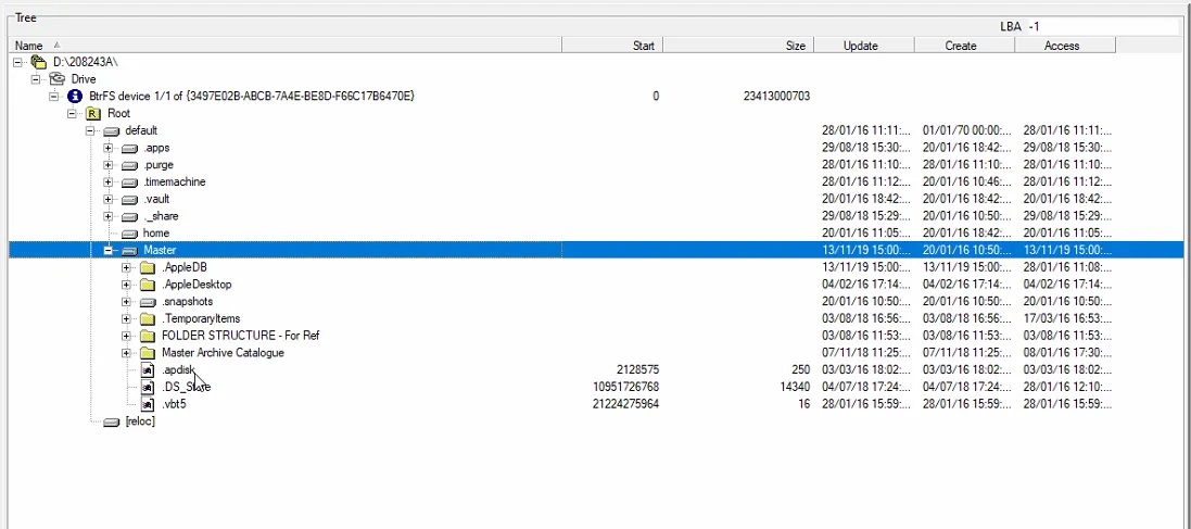 PC-3000 Data Extractor RAID版从BtrFS文件系统恢复数据的智能简便方法