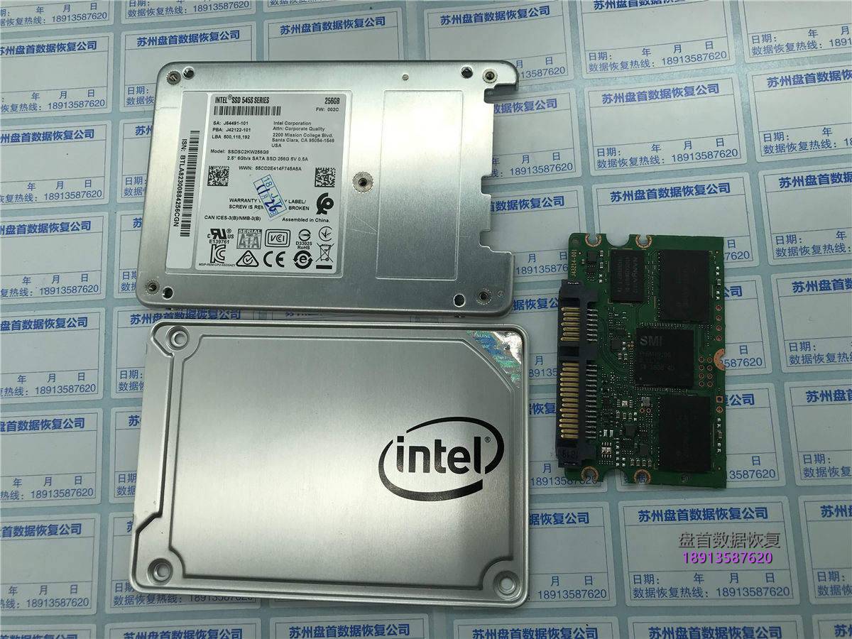 Intel SSDSC2KW256G8英特尔545s就绪忙无法识别SMI PHBM49.00 SM2259数据恢复成功