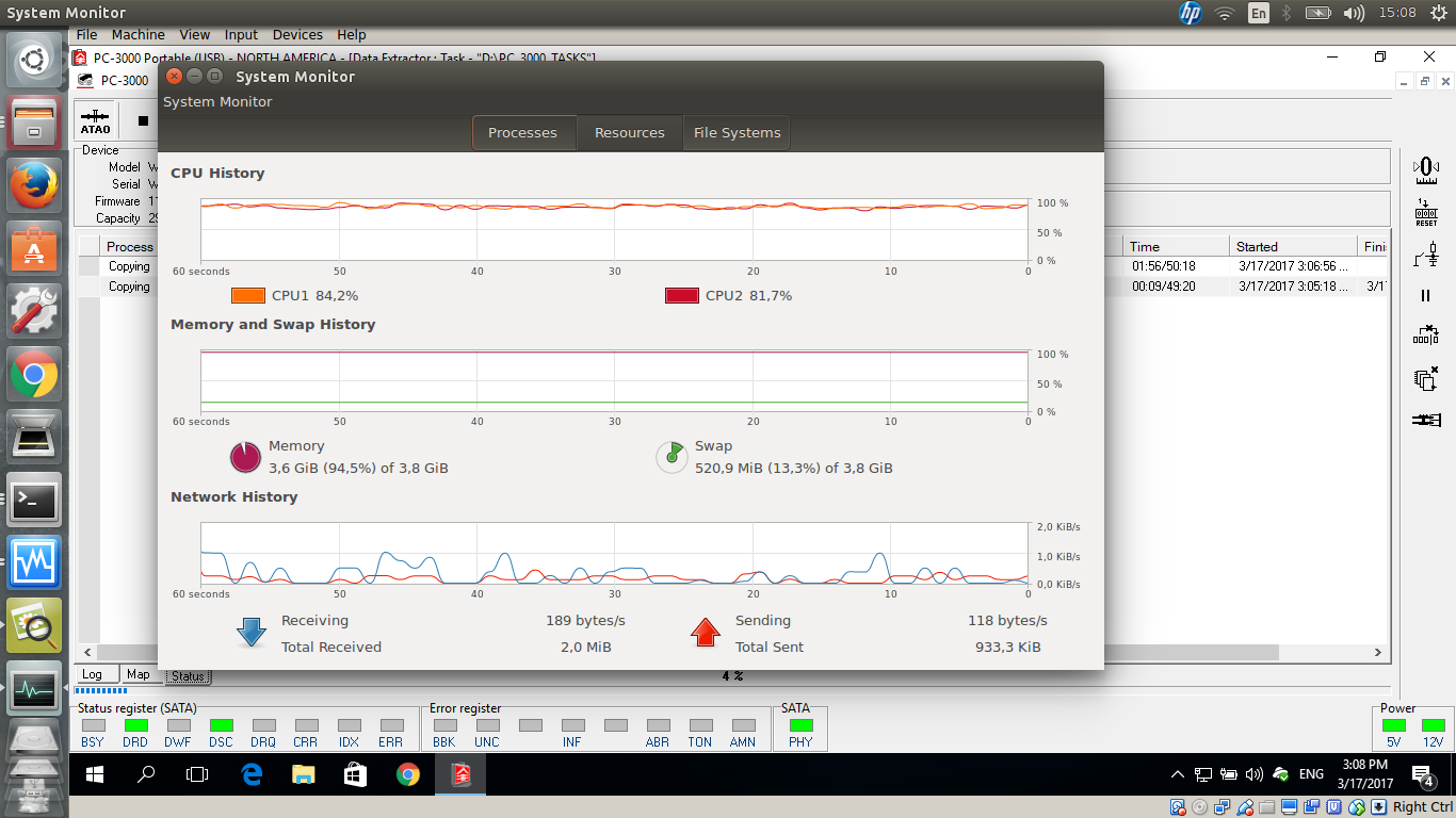 通过VirtualBox虚拟机在Linux主机上运行PC-3000