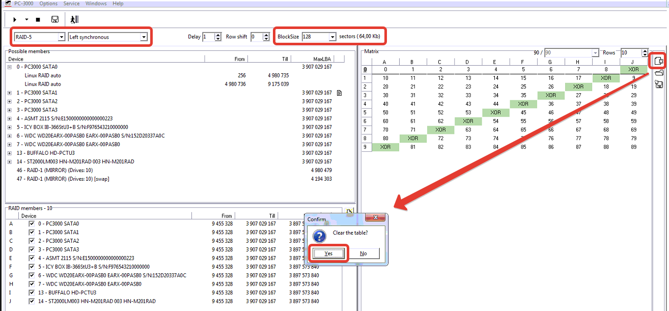 PC-3000 Data Extractor RAID Edition案例研究,从典型的Linux RAID中恢复数据