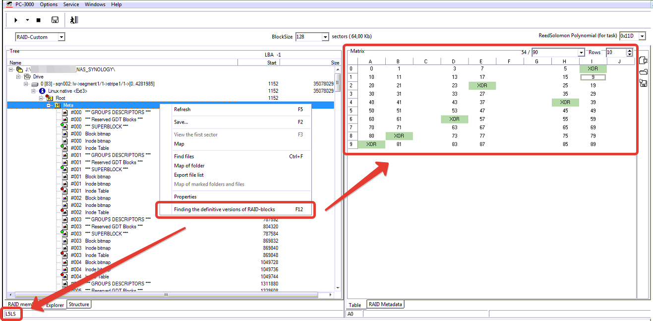 PC-3000 Data Extractor RAID Edition案例研究,从典型的Linux RAID中恢复数据