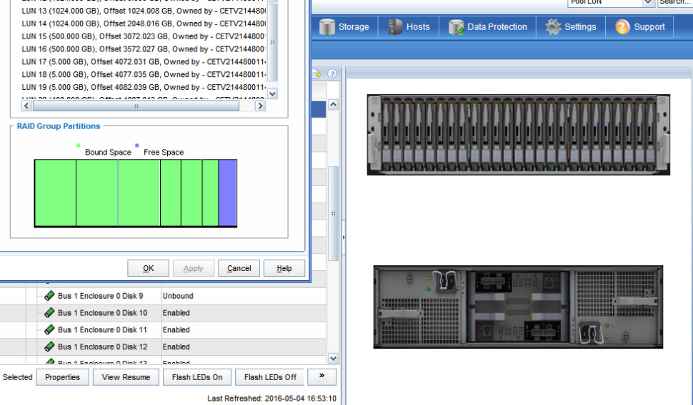 EMC VNX系列存储VNX5300 阵列崩溃raid5三块盘离掉线数据恢复案例