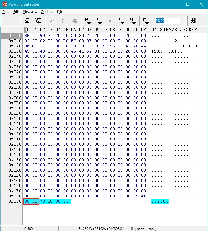 PC3000 Flash使用块编号构建映像