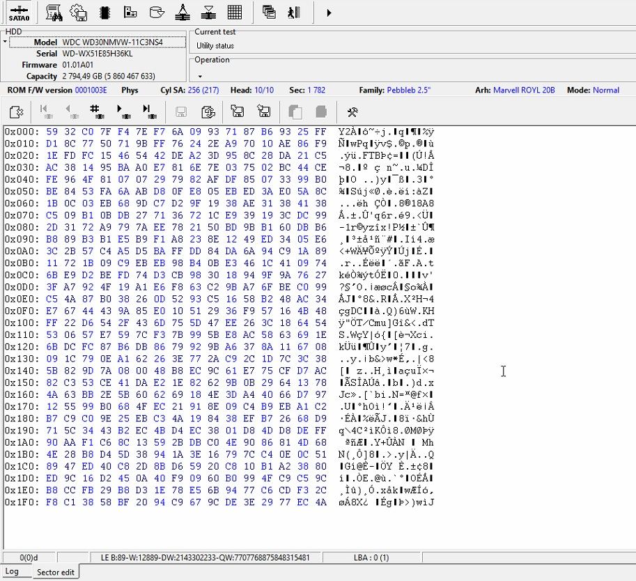 PC3000 for HDD如何处理西数2.5″硬盘的”VSC ERR INV FUNC CODE REQ”错误