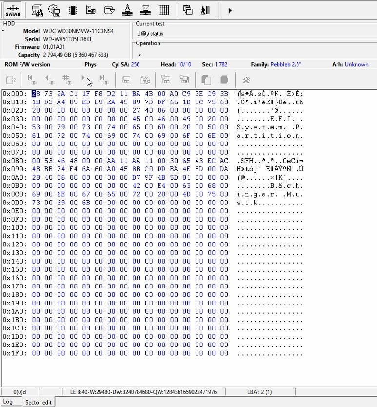 PC3000 for HDD如何处理西数2.5″硬盘的”VSC ERR INV FUNC CODE REQ”错误