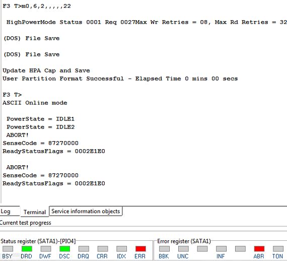 使用PC3000如何处理希捷F3硬盘SenseCode = 87270000错误