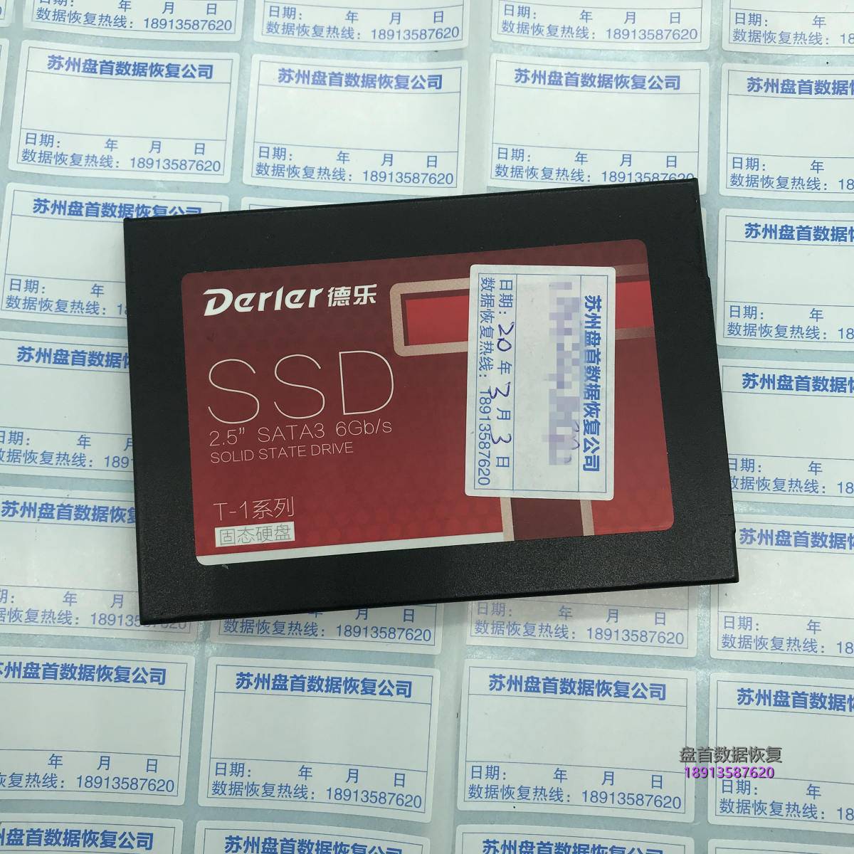 SM2258XT主控德乐120G SSD无法识别数据恢复成功