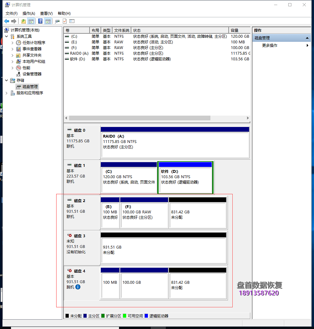 DELL T430服务器3盘RAID5数据恢复成功两块硬盘掉线导致服务器宕机