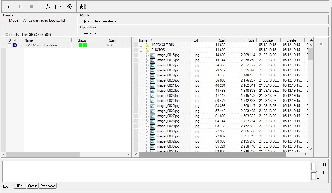 PC-3000 Data Extractor简单的逻辑故障数据恢复案例