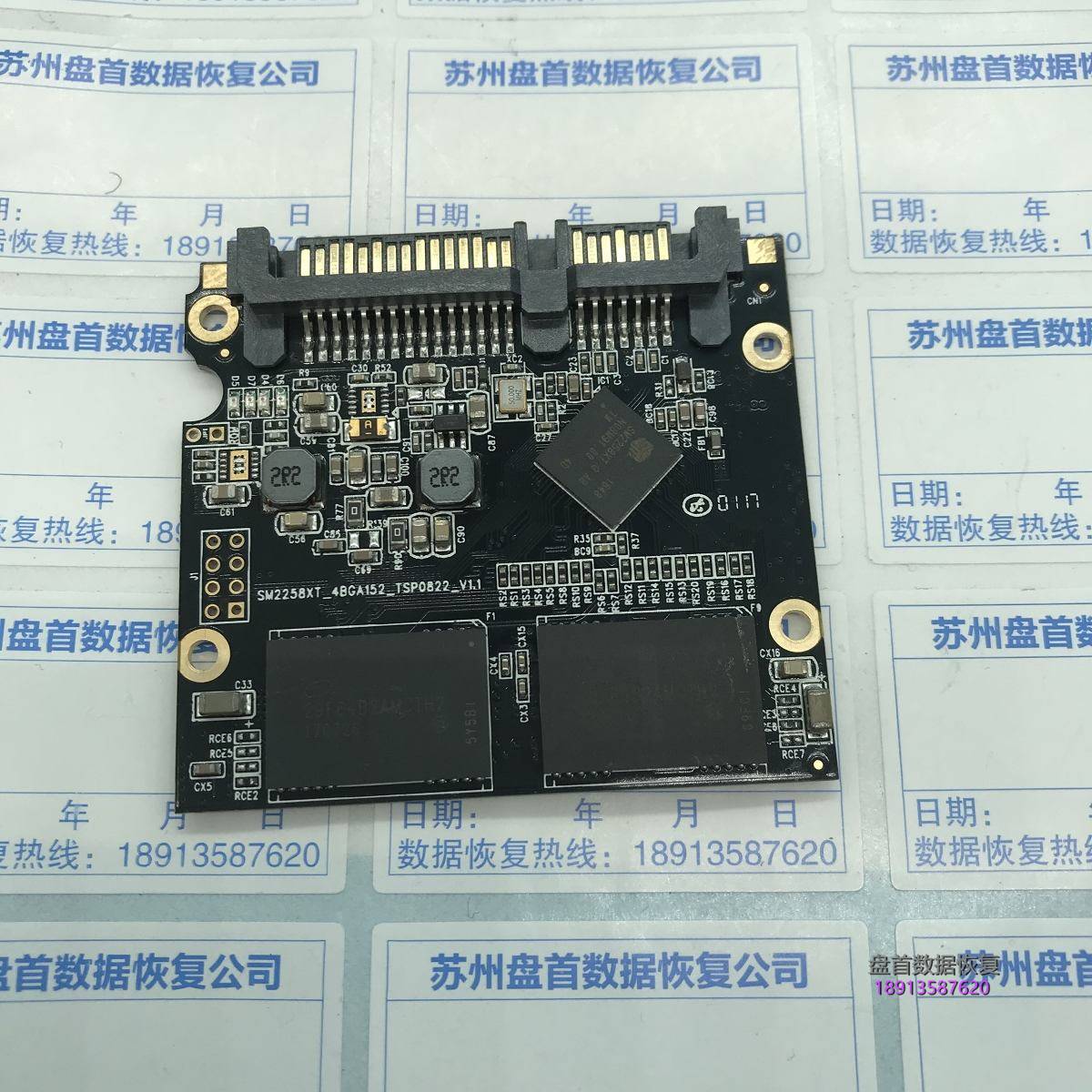 台电SD120GBS500掉盘SSD无法识别SM2258XT主控SSD不读盘数据恢复成功