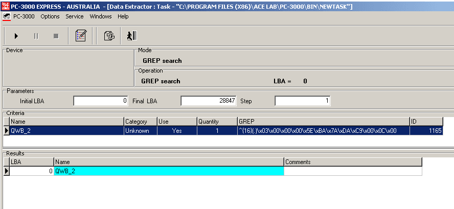 PC-3000如何提取GREP正则表达式来获取新类型的文件