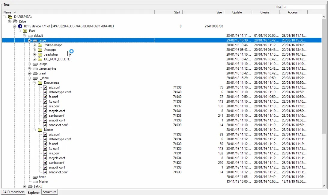 PC-3000 Data Extractor RAID版从BtrFS文件系统恢复数据的智能简便方法