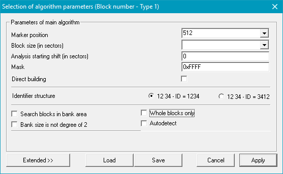 PC3000 Flash使用块编号构建映像