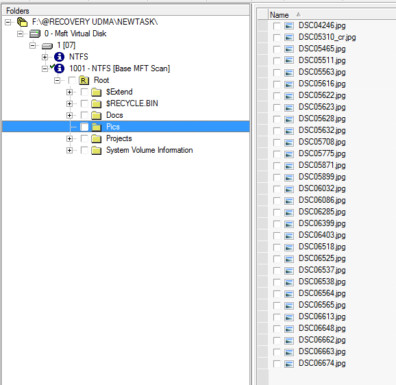 如何使用PC-3000 DE. Data Extractor 恢复删除掉的文件