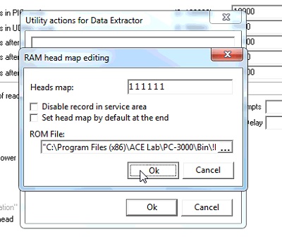 PC3000 for HDD Samsung三星硬盘初始化，头部地图在RAM中发生变化